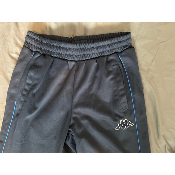 Kappa Mens Vintage 90s Blue Striped Track Pants Bottoms Size Medium Y2K Rare - Picture 5 of 13